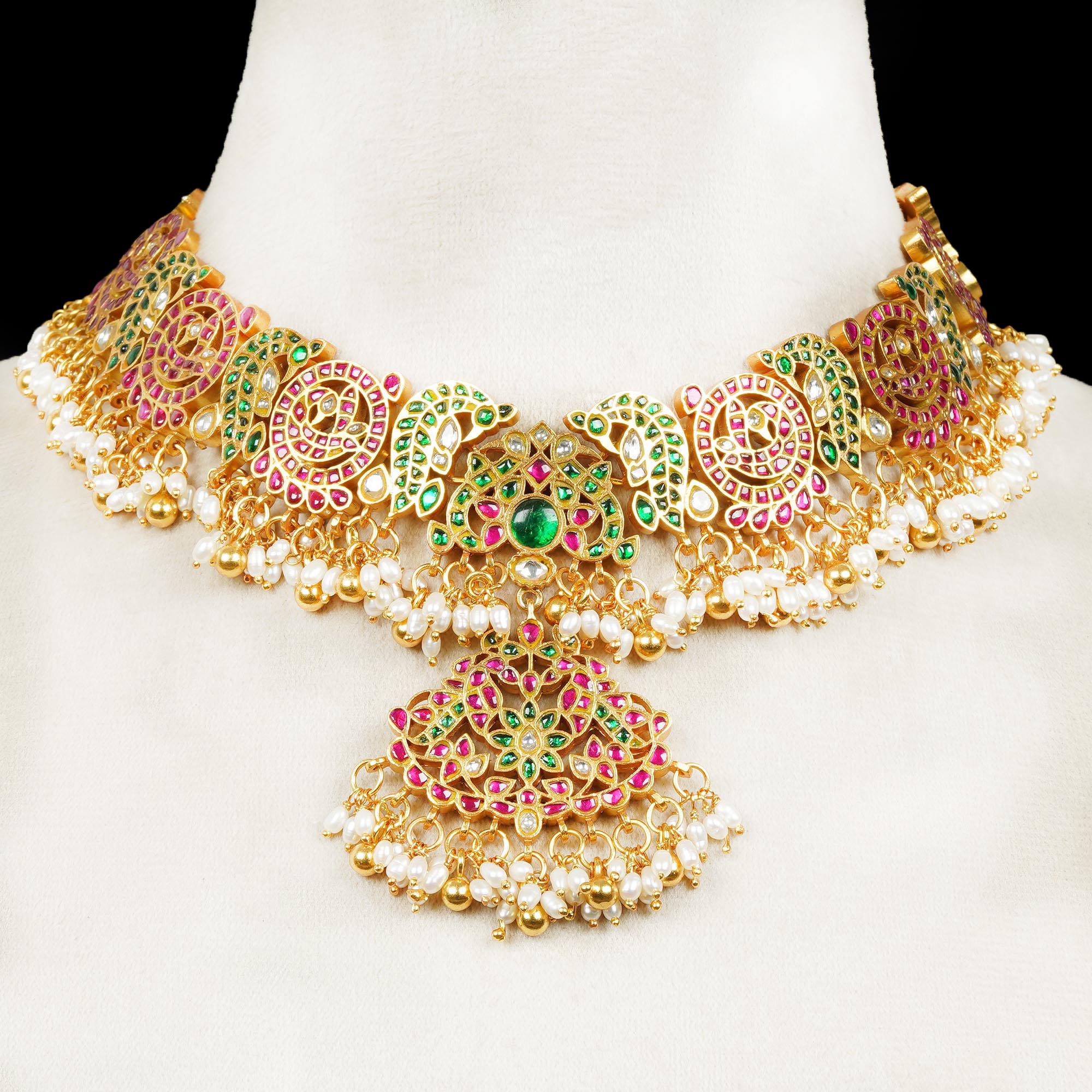 Green and Pink Moisannite Jewelry for Sale