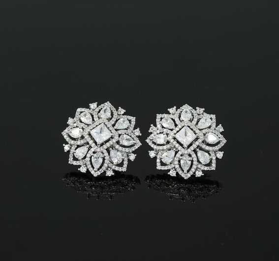 American Diamond Stud Earrings