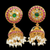 Cute Pink and Green Kempu stone