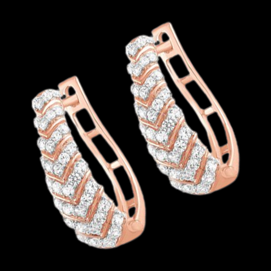 Fashionable Diamond Studs for Daily Wear with a Dazzling Centre Stone 14