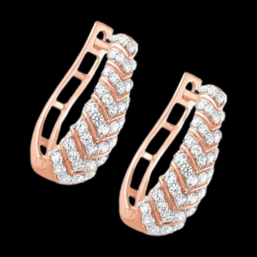 Fashionable Diamond Studs for Daily Wear with a Dazzling Centre Stone 13