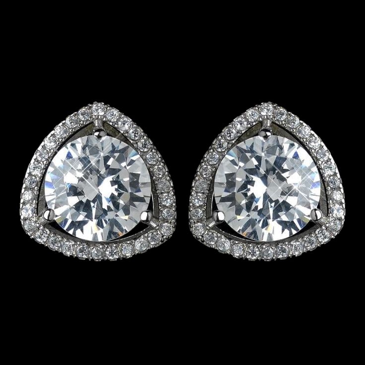Versatile Sophistication Diamond Solitaire Earrings