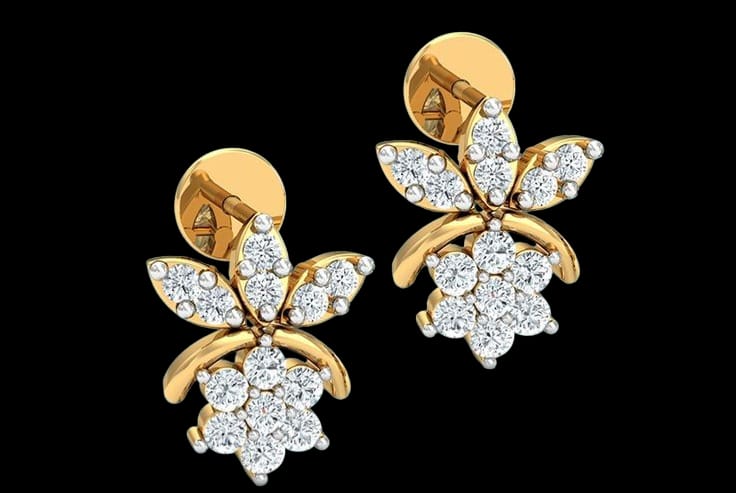 Mystic Radiance Diamond Ear Studs