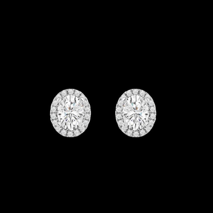 Dazzling Allure: Solitaire Diamond Earstuds