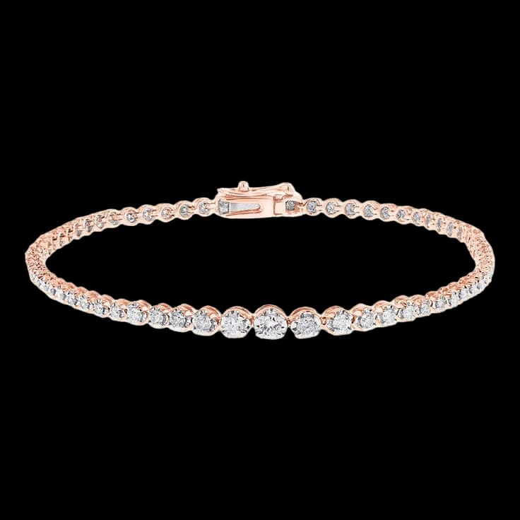 Radiant Rows: The Stunning Solitaire Tennis Bracelet
