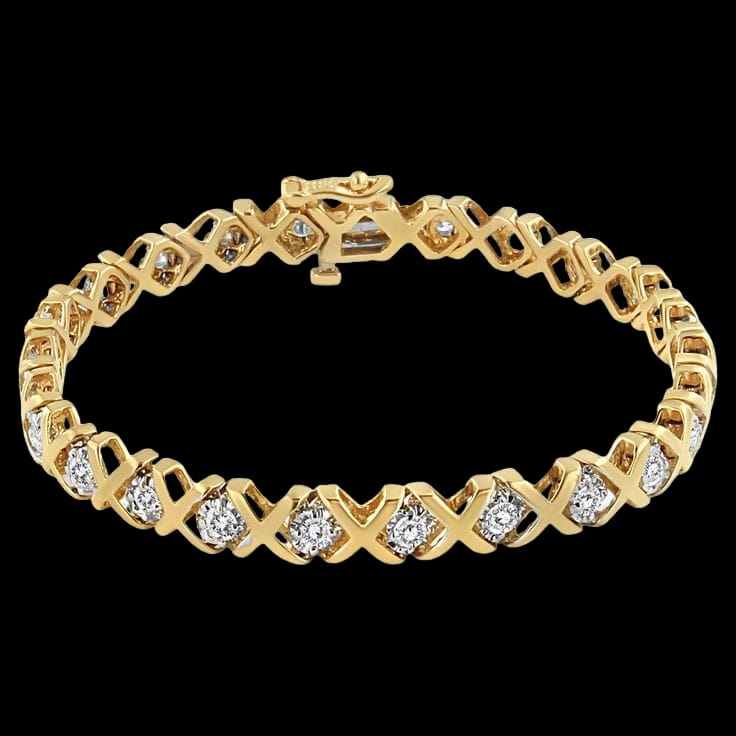 Eternal Glamour: The Classic Solitaire Tennis Bracelet