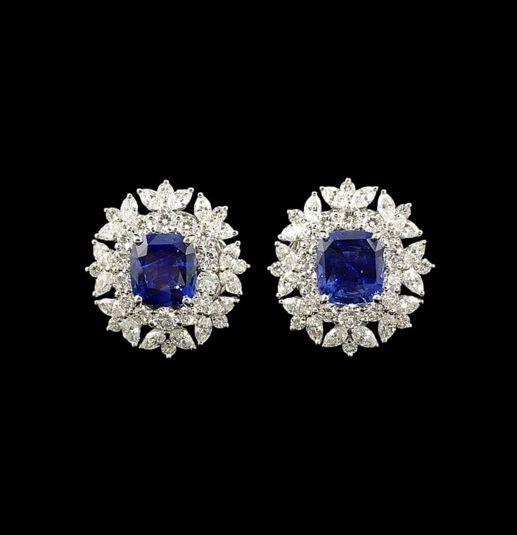 Eternal Grace: Perfectly Matched Solitaire Diamond Earrings