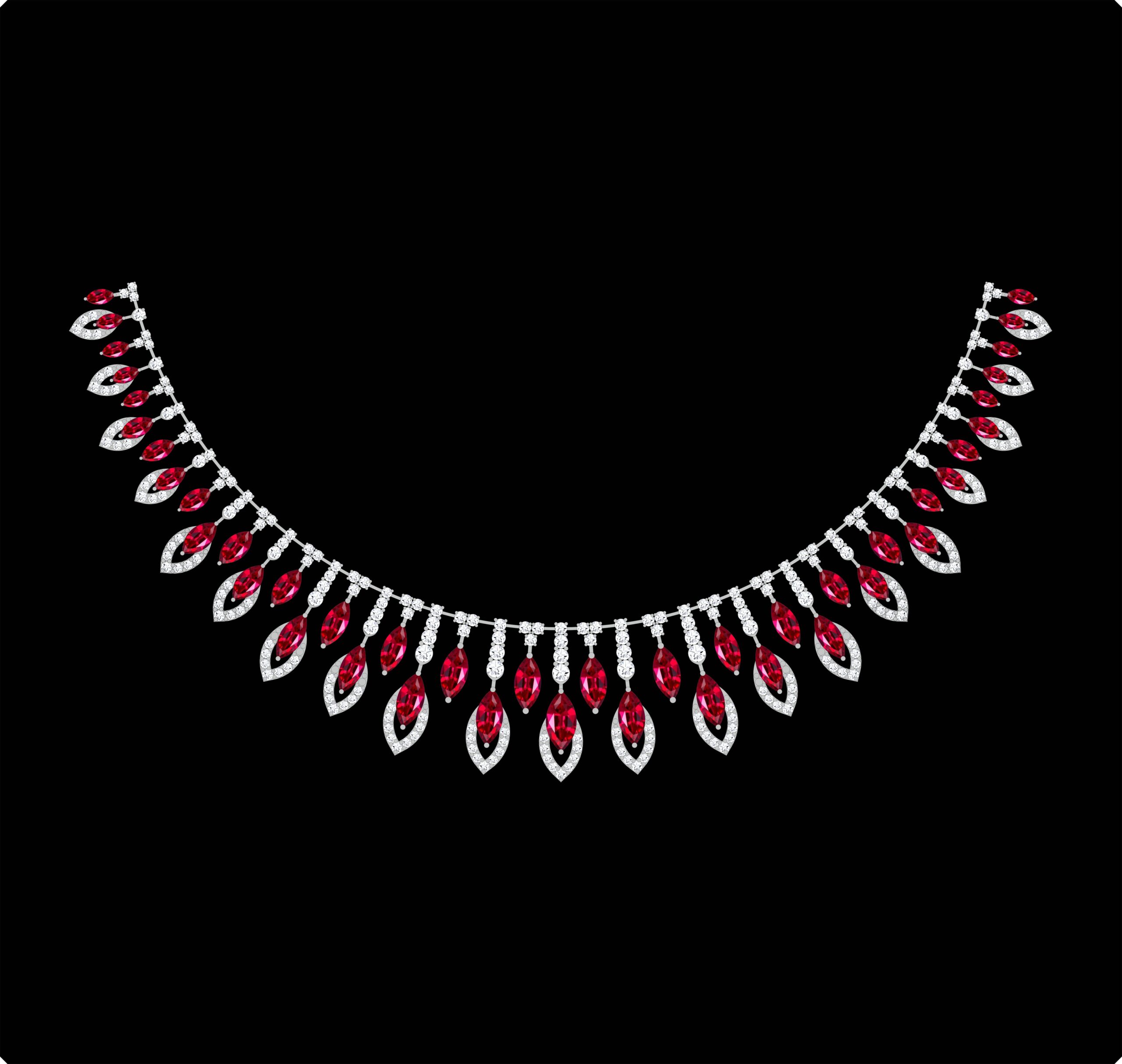 Serene Shimmer Diamond Necklace