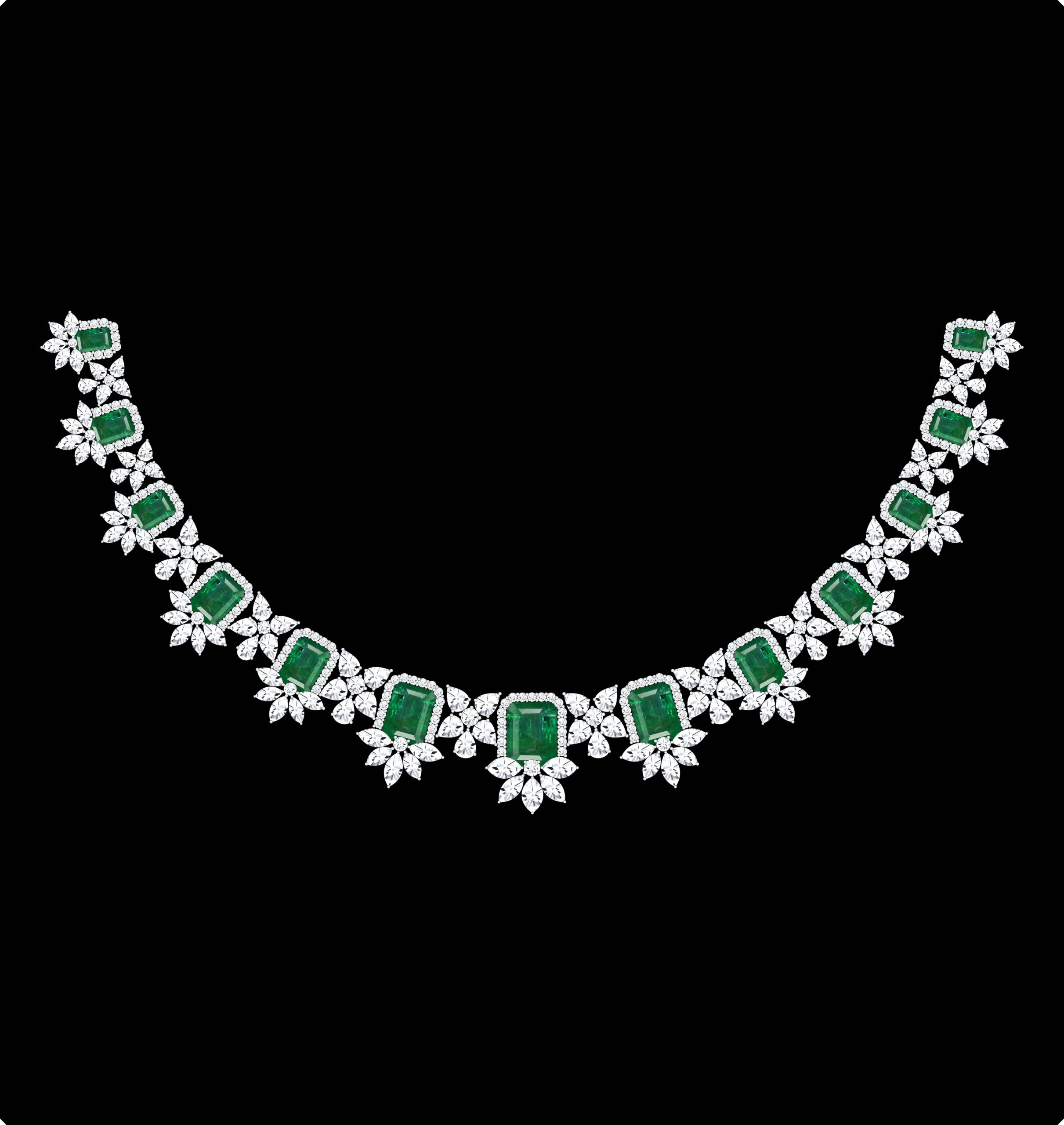 Velvet Spark Diamond Necklace