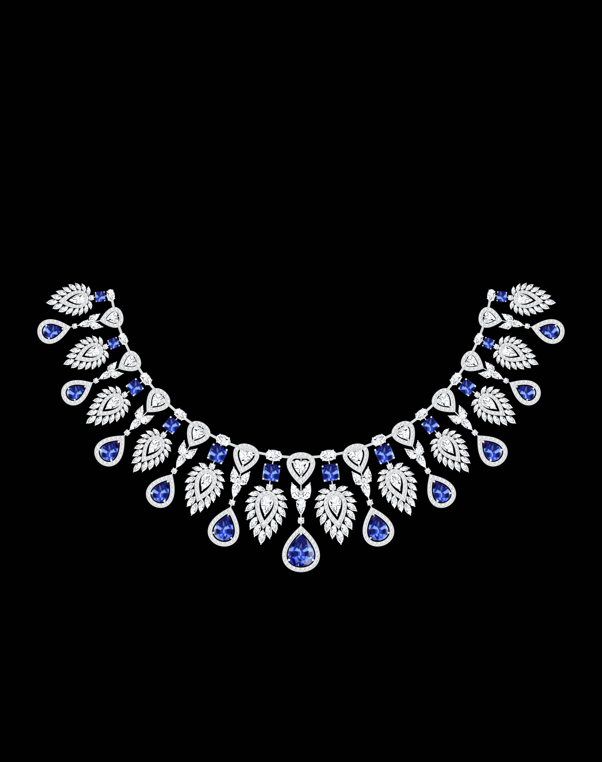 Starlit Symphony Diamond Necklace