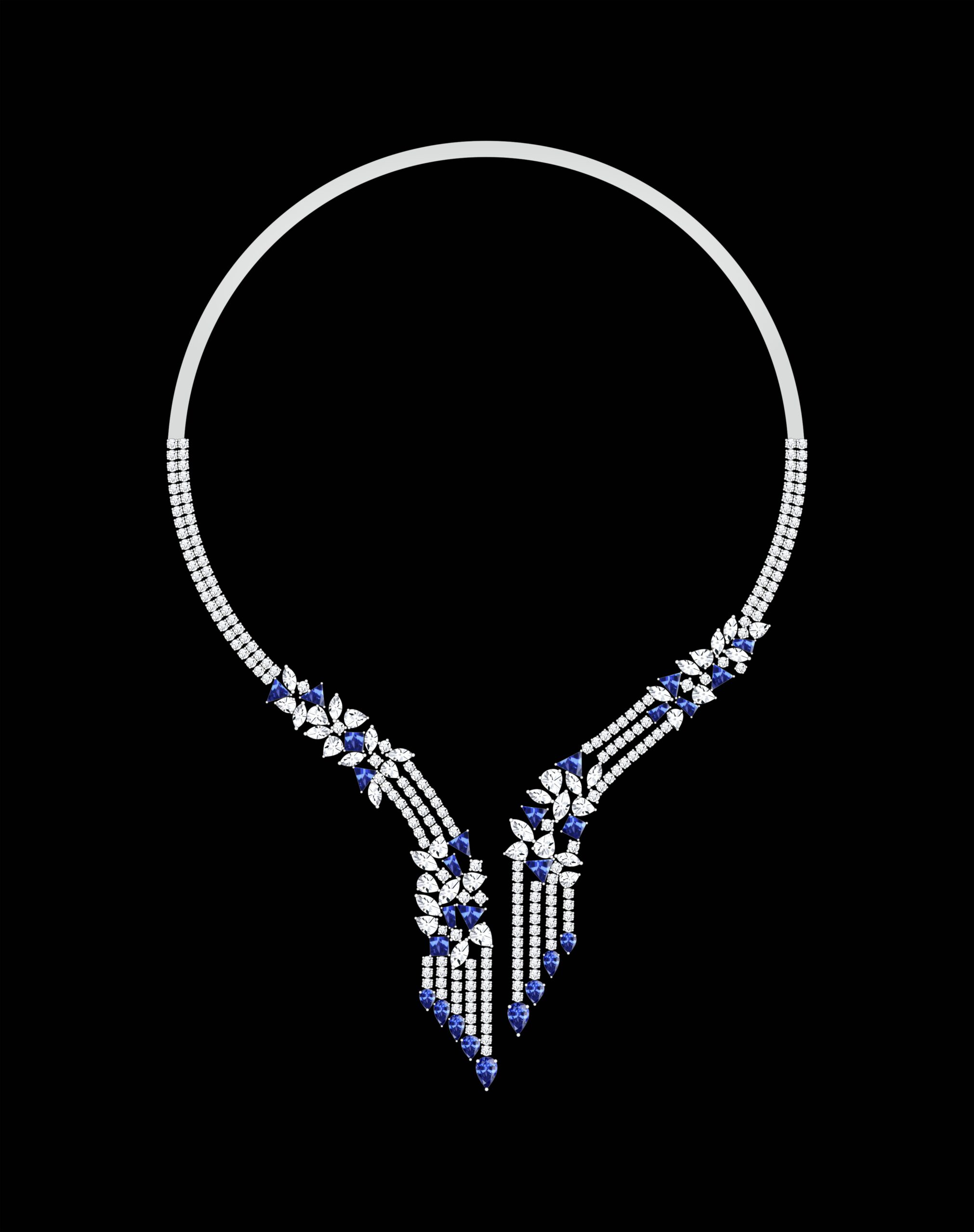 Royal Cascade Diamond Necklace
