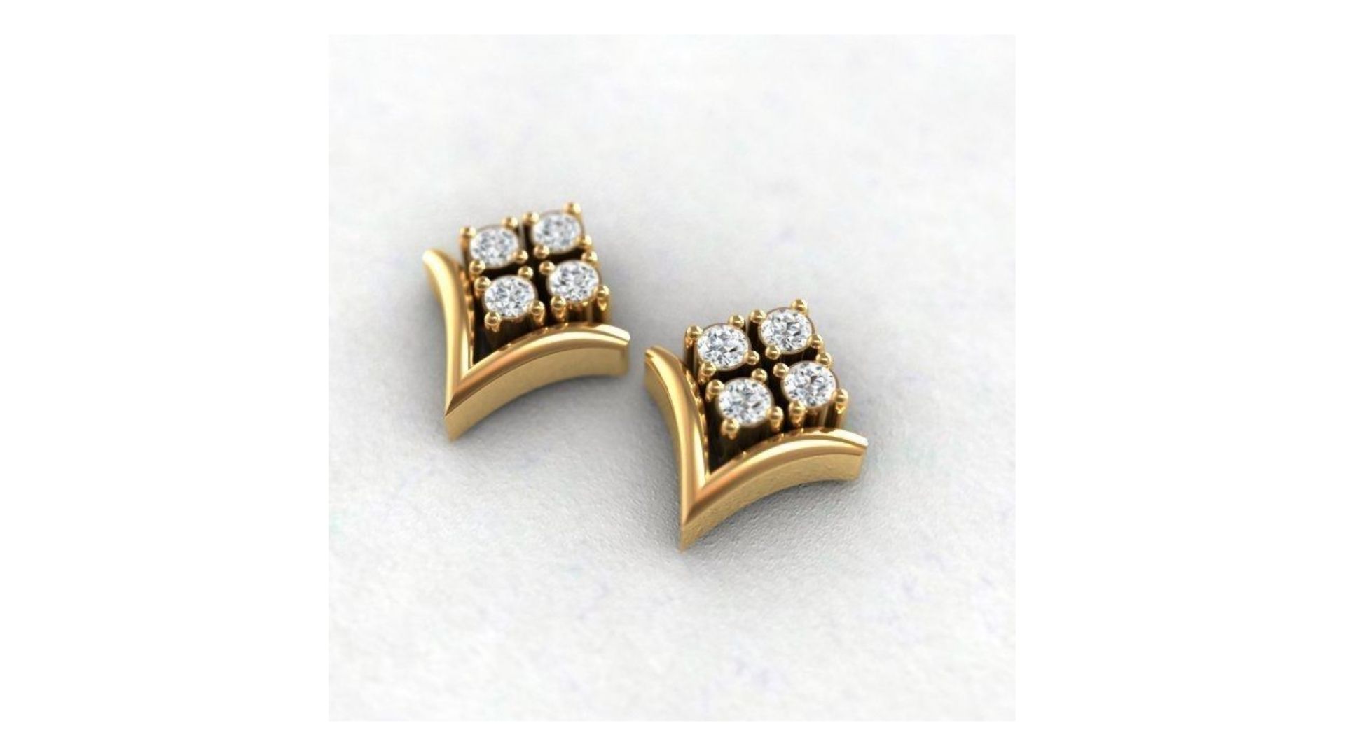 Sparkle Knot Studs