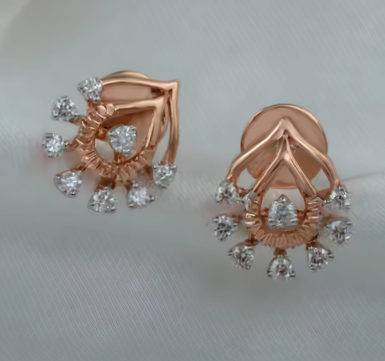 Midnight Bloom Studs