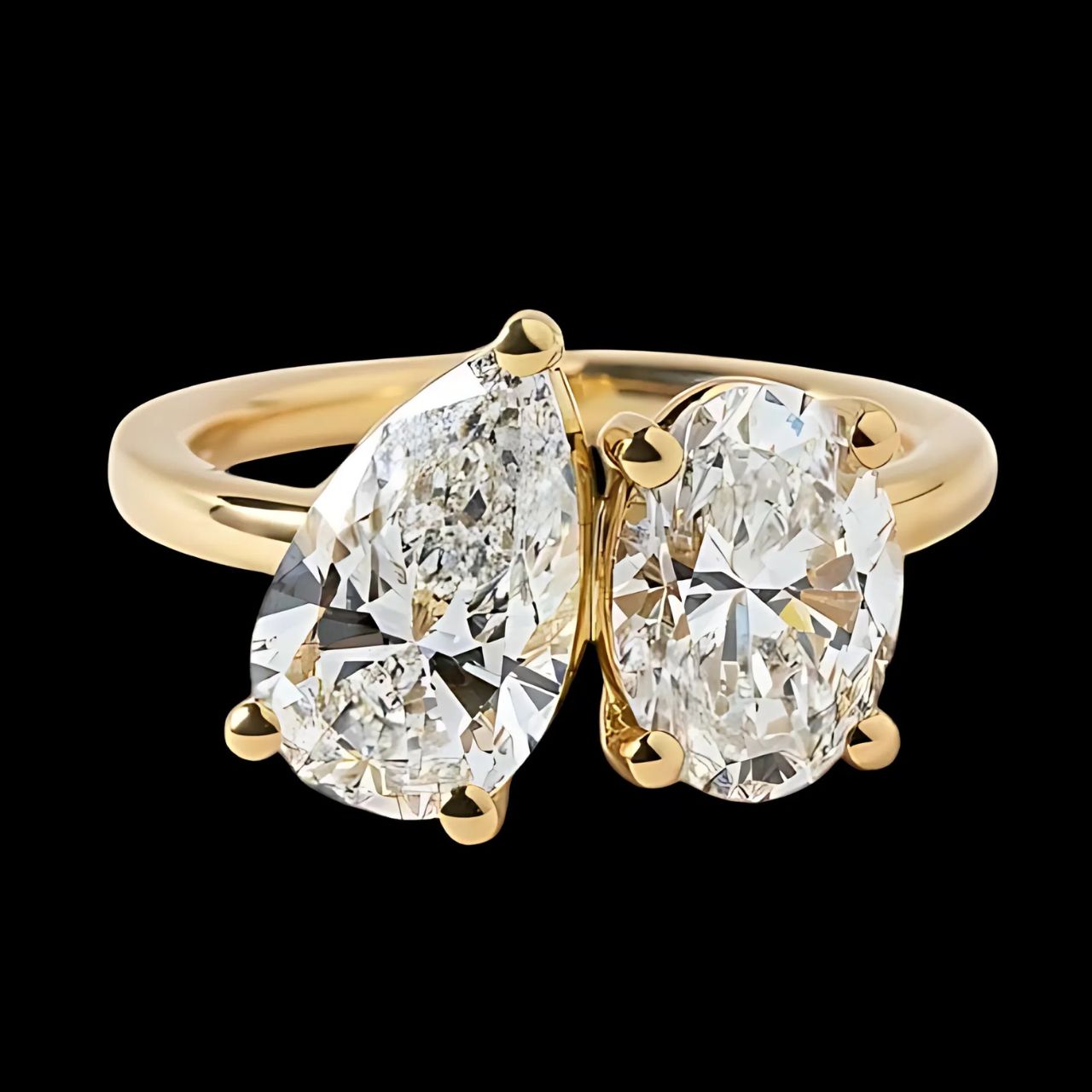 “Aurora Shine Solitaire Ring”